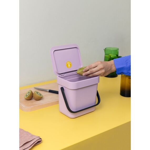 Brabantia Sort & Go 3 l Rechteckig Recycelbarer Kunststoff Pink, 2 image