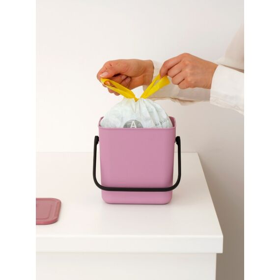 Brabantia Sort & Go 3 l Rechteckig Recycelbarer Kunststoff Pink, 4 image