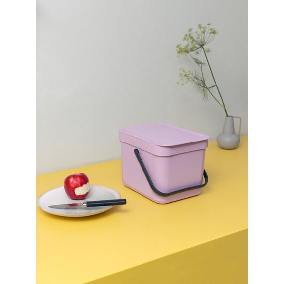 Brabantia Sort & Go 6 l Rechteckig Recycelbarer Kunststoff Pink, Farbe: Pink, 6 image