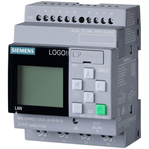 Siemens LOGO!230RCE, 8DE/4DA, 400 Blöcke