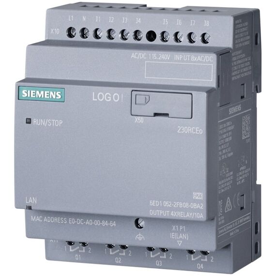 Siemens LOGO!230RCEo, 8DE/4DA,400 Blöcke