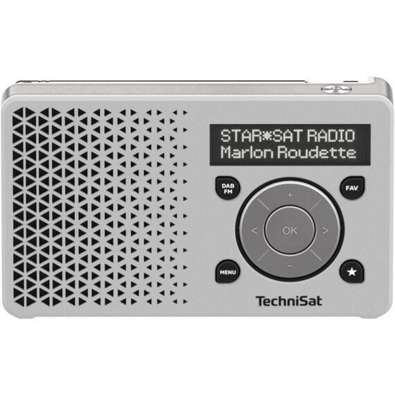TechniSat DigitRadio 1 Tragbar Digital Silber, Weiß