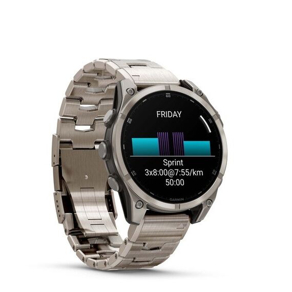 Garmin Fenix 8 3,56 cm (1.4") AMOLED 47 mm Digital 454 x 454 Pixel Touchscreen Titan WLAN GPS, 4 image