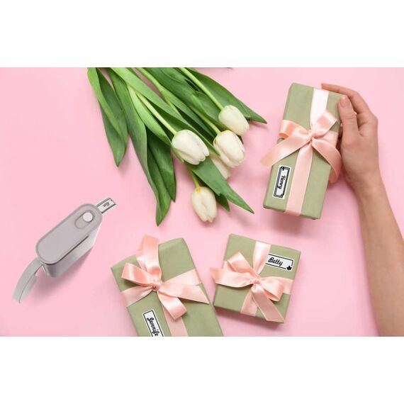 Peach PE110 Etikettendrucker Thermodirekt 203 x 203 DPI 60 mm/sek Kabellos Bluetooth, Farbe: Weiß, 3 image