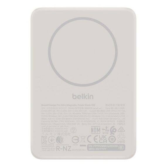 Belkin BPD018HQSA Powerbank 10000 mAh Kabelloses Aufladen Sand, Farbe: Sand, 2 image