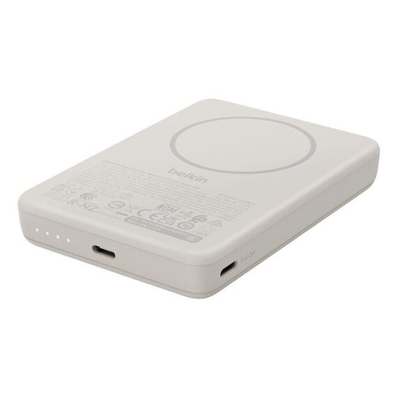 Belkin BPD018HQSA Powerbank 10000 mAh Kabelloses Aufladen Sand, Farbe: Sand, 3 image