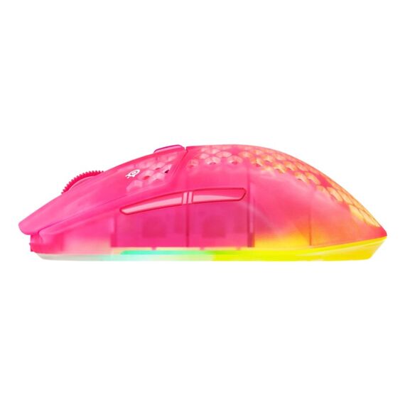 Steelseries Aerox 3 Wireless Gen 2 Maus Gaming Rechts RF Wireless + Bluetooth Optisch 26000 DPI, Farbe: Transparent, Magenta, 3 image