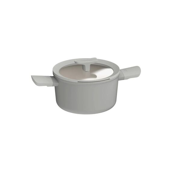 BergHOFF 3950428 Suppentopf 3,1 l Grau Aluminium