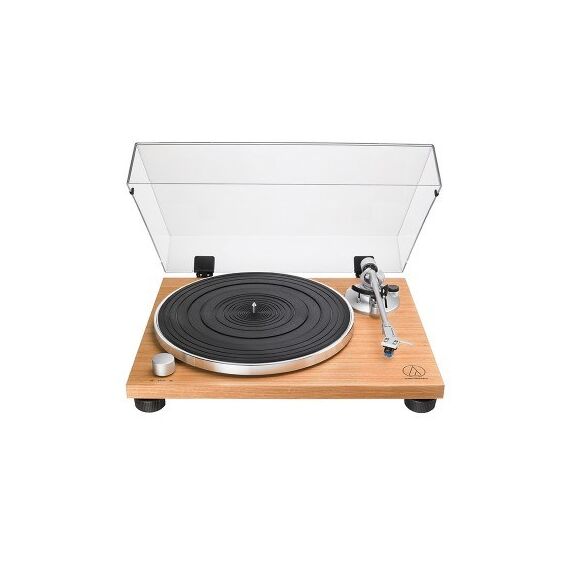 Audio-Technica AT-LPW30TK Audio-Plattenspieler mit Riemenantrieb Holz Manuell