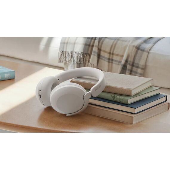 Philips TAH6000WT/00 Kopfhörer & Headset Verkabelt & Kabellos Kopfband Anrufe/Musik Bluetooth Weiß, Farbe: Weiß, 3 image
