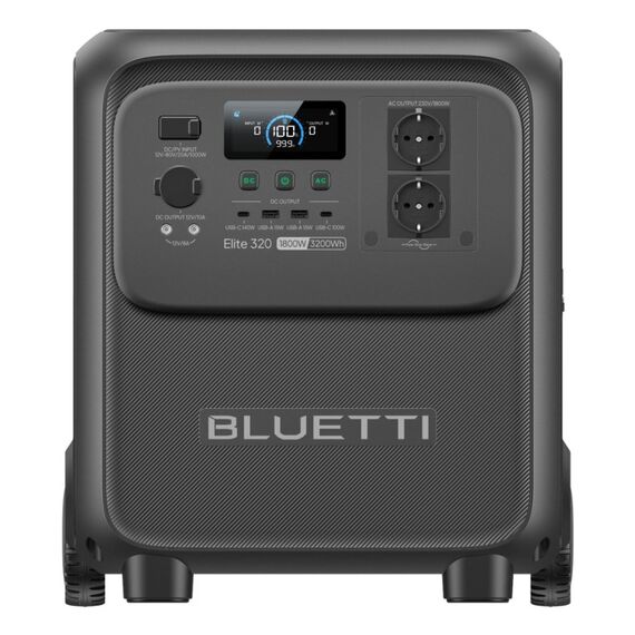 Bluetti Elite 320 Tragbare Power Station 9 Lithium-Eisen-Phosphat (LiFePO4) 1800 W 34 kg