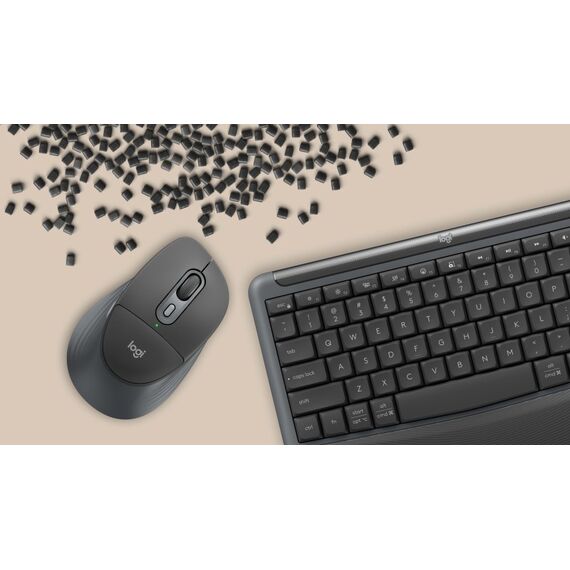 Logitech Signature Comfort Plus Combo MK880 Tastatur Maus enthalten Universal RF Wireless + Bluetooth QWERTZ Schweiz Graphit, 5 image