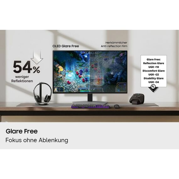 Samsung 27" Odyssey OLED G8 (G80SH) 4K UHD 240Hz Gaming Monitor, 9 image