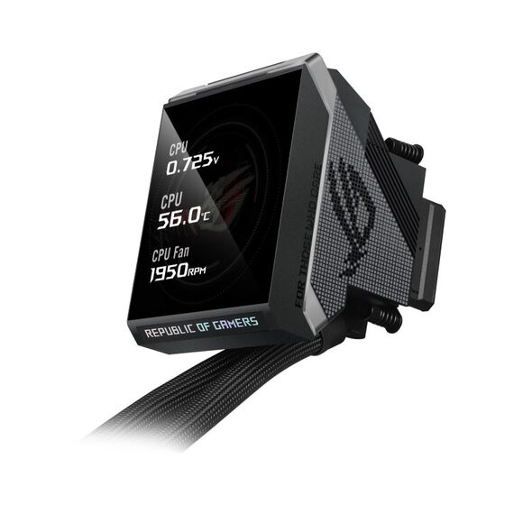 ASUS ROG Strix LC IV 360 ARGB LCD Prozessor All-in-One-Flüssigkeitskühler 12 cm Schwarz, 8 image