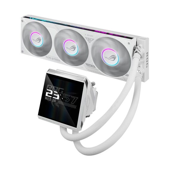 ASUS ROG Strix LC IV 360 ARGB LCD White Edition Prozessor Flüssigkeitskühlung 12 cm Weiß, 4 image