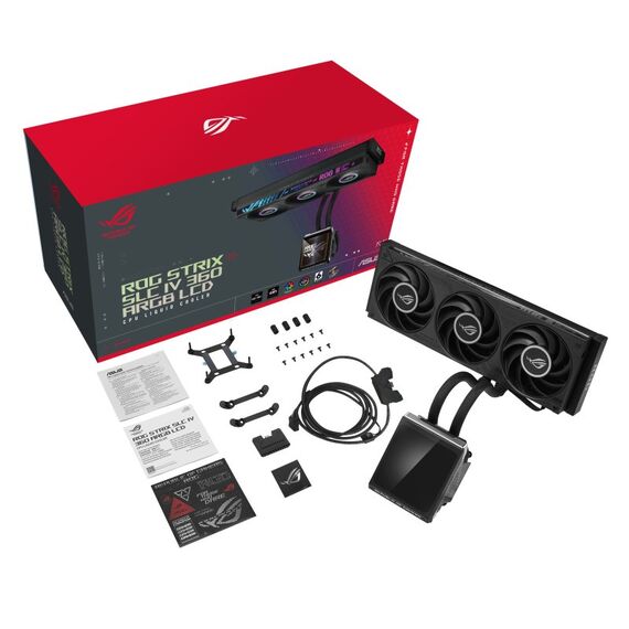 ASUS ROG Strix SLC IV 360 ARGB LCD Prozessor All-in-One-Flüssigkeitskühler 12 cm Schwarz 1 Stück(e), 14 image