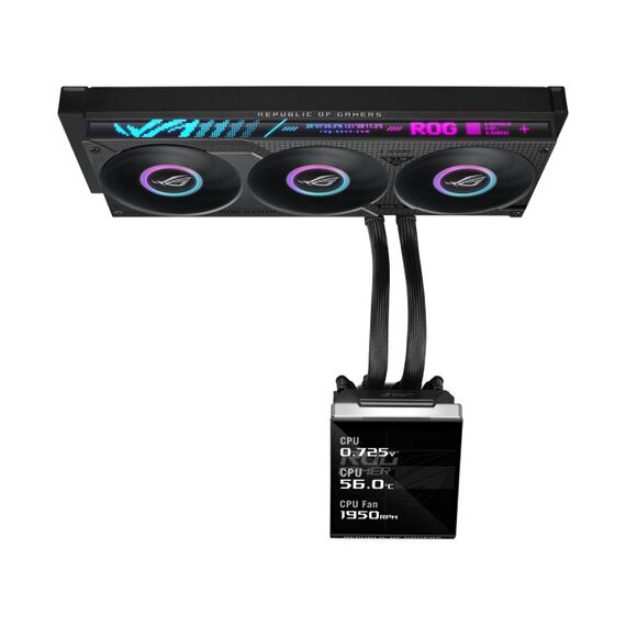 ASUS ROG Strix SLC IV 360 ARGB LCD Prozessor All-in-One-Flüssigkeitskühler 12 cm Schwarz 1 Stück(e), 2 image