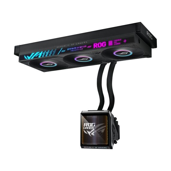 ASUS ROG Strix SLC IV 360 ARGB LCD Prozessor All-in-One-Flüssigkeitskühler 12 cm Schwarz 1 Stück(e), 4 image