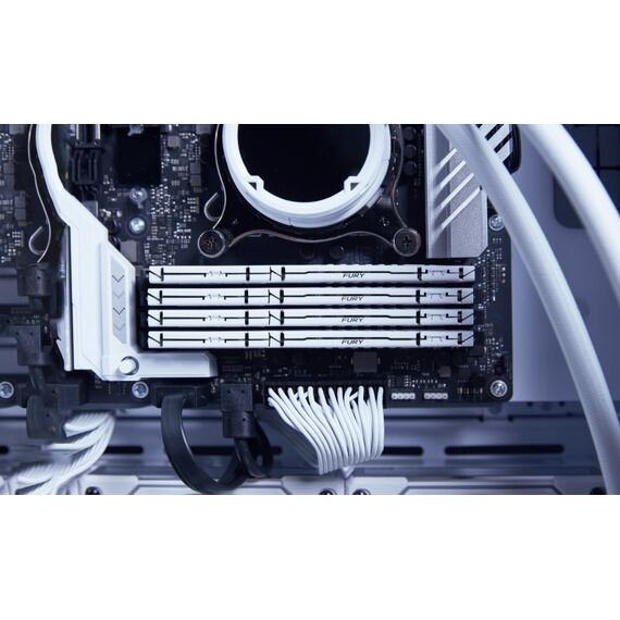 Kingston Technology FURY Beast 64 GB 6000 MT/s DDR5 CL30 DIMM (Kit of 2) White EXPO, Farbe: Weiß, 7 image