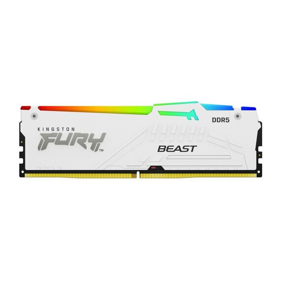 Kingston Technology FURY Beast 16GB 6000MT/s DDR5 CL36 DIMM White RGB EXPO, 2 image