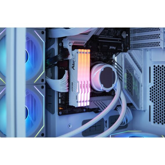 Kingston Technology FURY Beast 32GB 6000MT/s DDR5 CL36 DIMM (2er-Kit) White RGB EXPO, 5 image