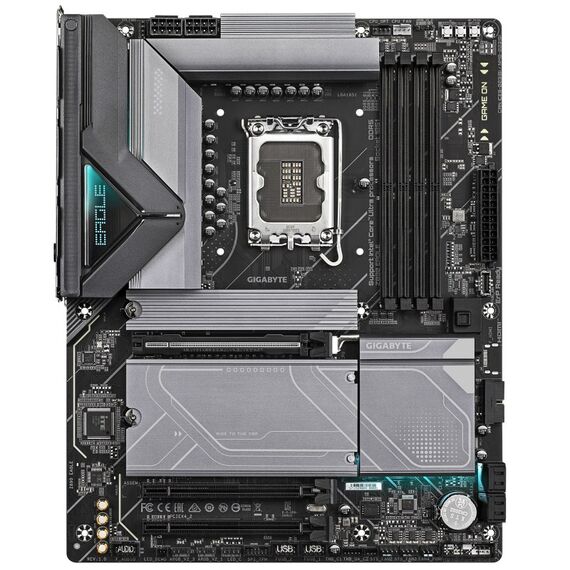 GIGABYTE Z890 EAGLE Motherboard - Unterstützt Intel Core Ultra (Serie 2) CPUs, 14+1+2 Phasen VRM, bis zu 8800MHz DDR5 (OC), 1x PCIe 5.0 M.2 + 3x PCIe 4.0 M.2, 2,5GbE LAN, USB4, 2 image