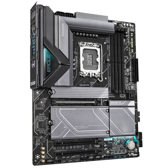 GIGABYTE Z890 EAGLE Motherboard - Unterstützt Intel Core Ultra (Serie 2) CPUs, 14+1+2 Phasen VRM, bis zu 8800MHz DDR5 (OC), 1x PCIe 5.0 M.2 + 3x PCIe 4.0 M.2, 2,5GbE LAN, USB4, 3 image