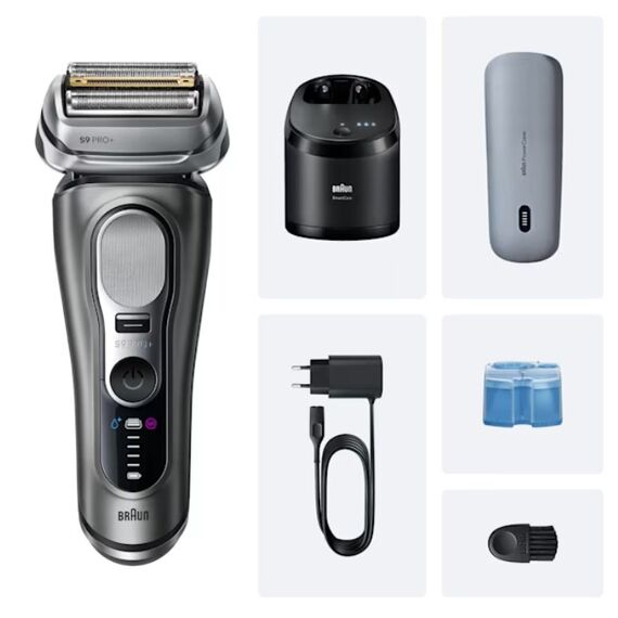 Braun Series 9 Pro+ 9675cc Folienschaber Trimmer Grau, Silber, Farbe: Grau, Silber, 3 image