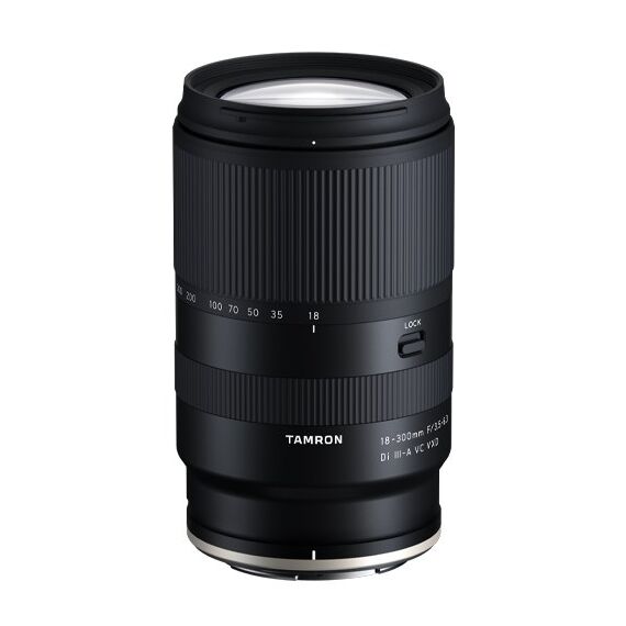 Tamron 18-300mm F/3.5-6.3 Di III-A VC VXD MILC Weitwinkelobjektiv Schwarz