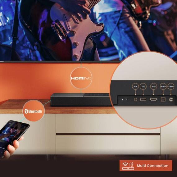 Hisense HS2000 2.1 Kanal Soundbar, 10 image