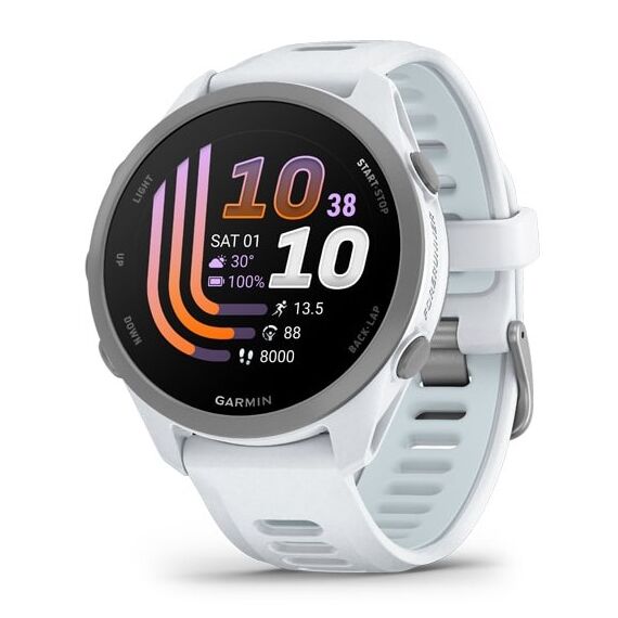 Garmin Forerunner 170 3,05 cm (1.2") AMOLED 30 mm Digital 390 x 390 Pixel Touchscreen Weiß GPS