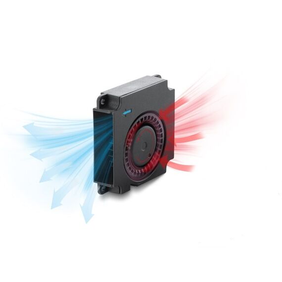 DeLOCK Radiallüfter / Lüftergebläse 12 V DC 40 x 40 x 10 mm mit 3-Pin Lüfteranschluss, schwarz, 2 image
