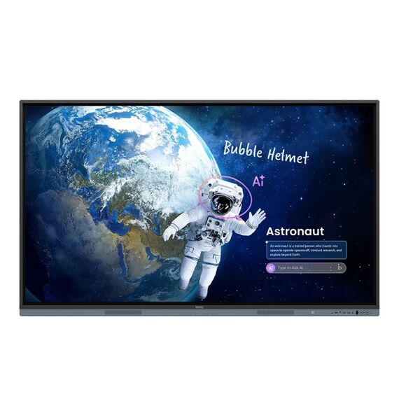 BenQ RM7505 Interaktives Whiteboard 190,5 cm (75") 3840 x 2160 Pixel Touchscreen Schwarz