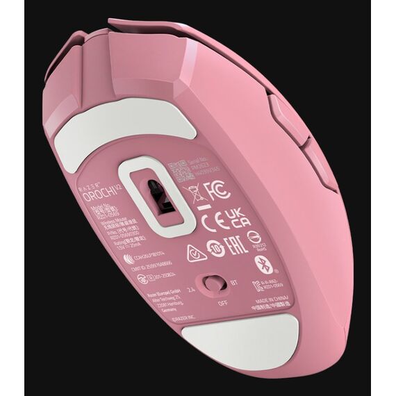 Razer Orochi V2 Maus Gaming Rechts USB Typ-A Optisch 18000 DPI, Farbe: Pink, 4 image