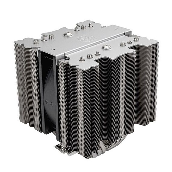 Silverstone XED120S Prozessor Kühlkörper/Radiator 12 cm Silber 1 Stück(e)