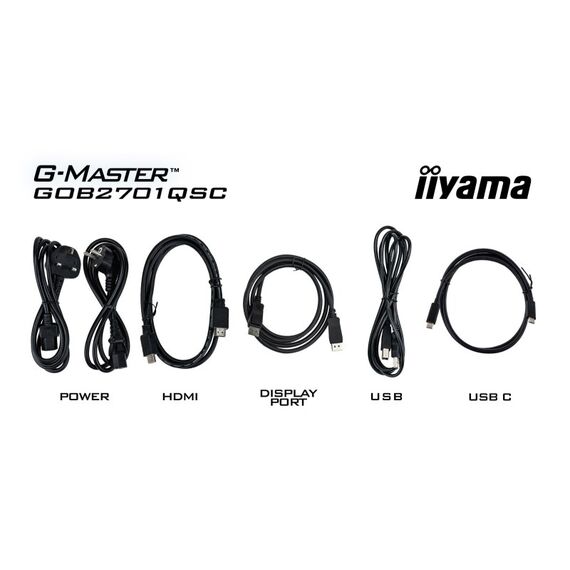 iiyama G-MASTER GOB2701QSC-B1 Computerbildschirm 68,6 cm (27") 2560 x 1440 Pixel 2K Ultra HD OLED Schwarz, 18 image
