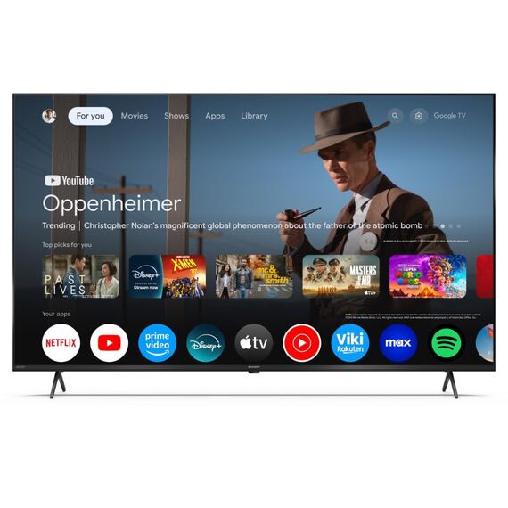Sharp 55HP5465E Fernseher 139,7 cm (55") 4K Ultra HD Smart-TV WLAN Schwarz, 3 image