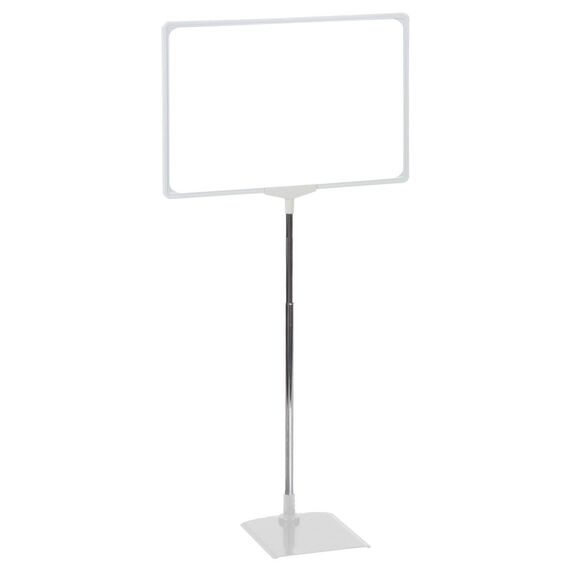Franken PSM A3 12 Zeichenhalter und Informationsstand Schilderhalter Metall, Kunststoff Grau