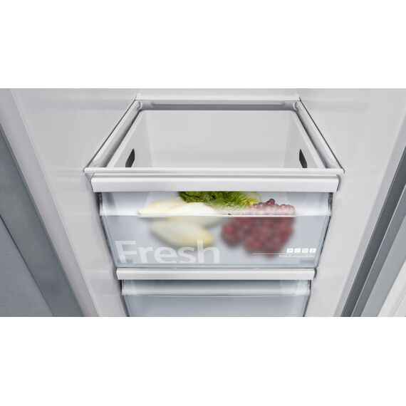 Siemens iQ500 KA93GAIDP Side-by-Side Kühlkombination Freistehend 560 l Grau, 6 image