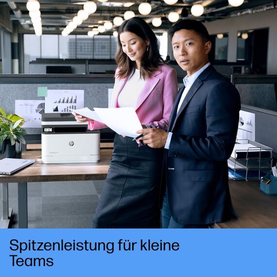 HP LaserJet Pro 3102fdw Wireless Multifunction Schwarzweiß Drucker, Kopierer, Scanner; Duplex, 7 image