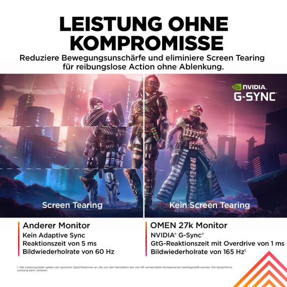 OMEN by HP 27 Zoll UHD 144 Hz Gaming-Monitor – OMEN 27k, 5 image