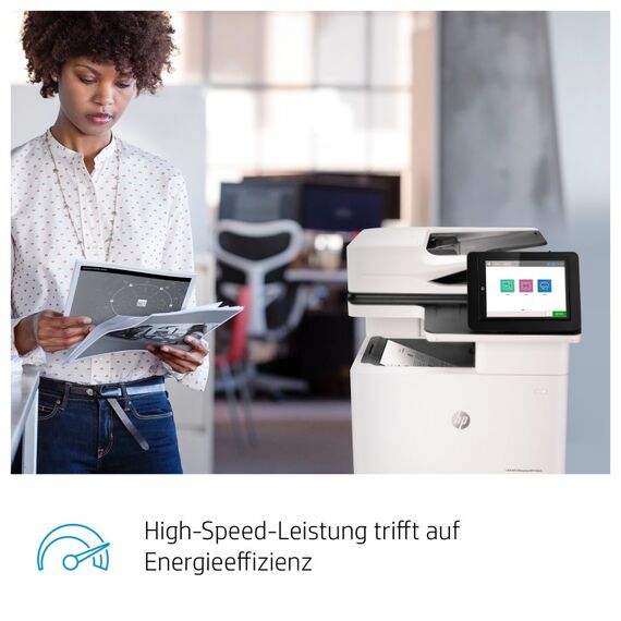 HP LaserJet Enterprise M635fht Multifunction Schwarzweiß Drucker, Nur Ethernet; Kopierer, Scanner, 6 image