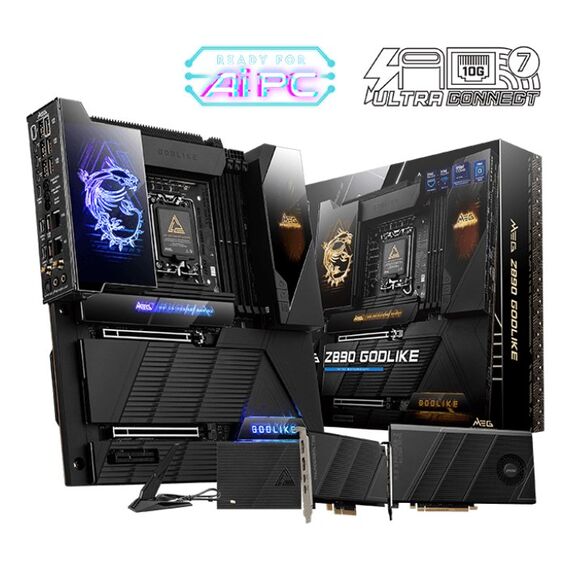 MSI MEG Z890 GODLIKE Motherboard Intel Z890 LGA 1851 (Socket V1) ATX