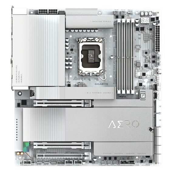 GIGABYTE Z890 AERO D Motherboard - Unterstützt Intel Core Ultra (Serie 2) CPUs, 16+1+2 Phasen VRM, bis zu 9500MHz DDR5 (OC), PCIe 5.0 M.2, Wi-Fi 7, Thunderbolt 5, 2 image