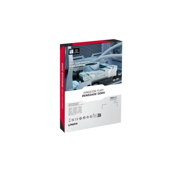 Kingston Technology FURY 24GB 8400MT/s DDR5 CL40 CUDIMM Renegade White XMP, 4 image