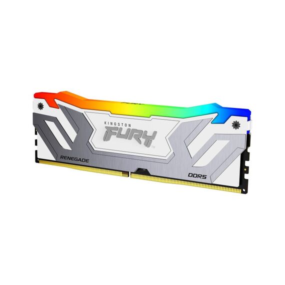 Kingston Technology FURY 24GB 8400MT/s DDR5 CL40 CUDIMM Renegade RGB Weiß XMP