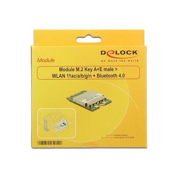 DeLOCK 95254 Netzwerkkarte WLAN / Bluetooth 433,3 Mbit/s