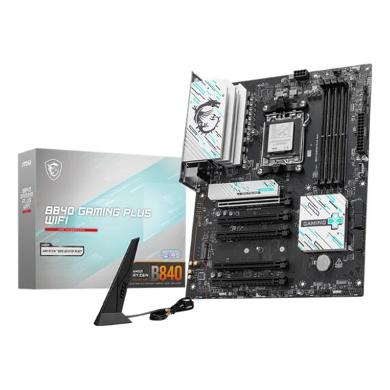 MSI B840 GAMING PLUS WIFI Motherboard AMD B840 Sockel AM5 ATX