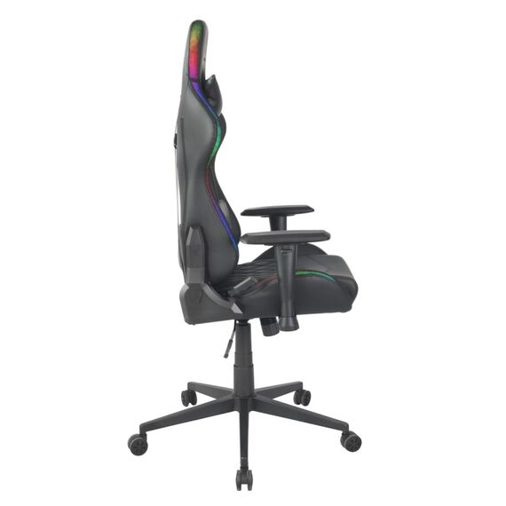Deltaco Gaming GAM-080 Videospiel-Stuhl Universal-Gamingstuhl Gepolsterter, ausgestopfter Sitz Schwarz, 3 image