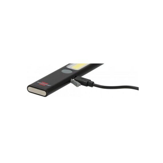 Brennenstuhl LED Akku Handleuchte PL 200 AC / Wiederaufladbare Taschenlampe mit COB LED und USB C Port (Arbeitsleuchte mit 200lm, bis zu 12h Leuchtdauer, inklusive USB C Ladekabel), 2 image